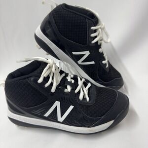 NEW BALANCE 3000V5 YOUTH MOLDED CLEATS - BLACK/WHITE J3000BK5